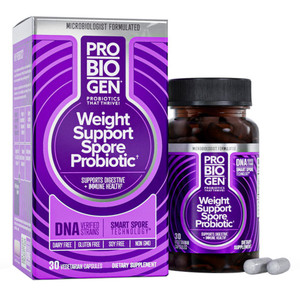 Probiogen Weight Support Management Probiotic Gluten Free Vegetarian Capsules Dietary Supplements 60Ea