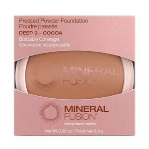 Mineral Fusion Pressed Powder Foundation Deep 3 Cocoa, 0.32 Oz