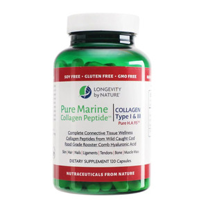 Longevity by Nature Pure Marine Collagen Peptide Capsules, 120 Ea Longevity by Nature Pure Marine Collagen Peptide Capsules, 120 Ea