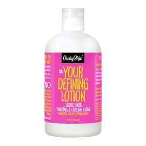 CurlyChic Your Defining Lotion Flexible Hold Twisting and Curling Cream, 12 Oz