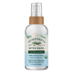 Humphreys Witch Hazel Clarifying Facial Mist for Oil Control and Pore Cleansing 3.3Oz (97ml)