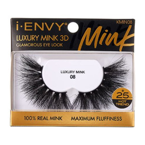 Kiss I Envy Luxury Mink 3D 08 Eye Lashes, 1 Ea