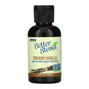 Now Real Foods Better Stevia French Vanilla Liquid Sweetner, 2 Oz Now Real Foods Better Stevia French Vanilla Liquid Sweetner, 2 Oz