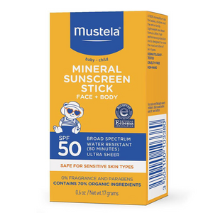 Mustela Baby Mineral SPF 50 Sunscreen Body Spray, 0.6 Oz Mustela Baby Mineral SPF 50 Sunscreen Body Spray, 0.6 Oz