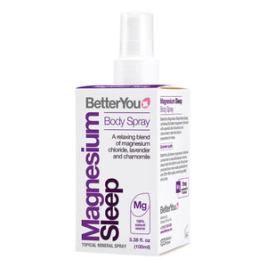 BetterYou Magnesium Sleep Body Spray for Deep Relaxation 3.38Oz (100ml)