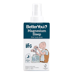 BetterYou Magnesium Sleep Kids Body Spray for Calming Relaxation and Better Sleep 3.38Oz (100ml)