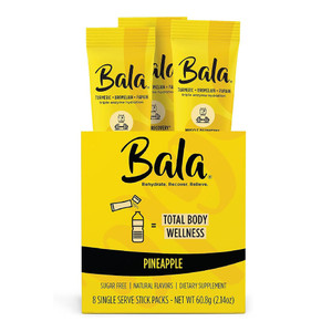 Bala Triple Enzyme Hydration Total Body Wellness Drink Mix Sticks, Pineapple, 8 Ea Bala Triple Enzyme Hydration Total Body Wellness Drink Mix Sticks, Pineapple, 8 Ea