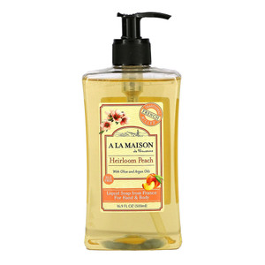 A La Maison Heirloom Peach Liquid Hand and Body Soap, 16.9 Oz