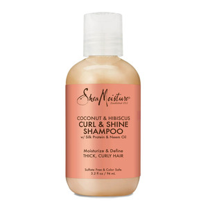 Shea Moisture Coconut and Hibiscus Curl and Shine Shampoo, 3.2 Oz Shea Moisture Coconut and Hibiscus Curl and Shine Shampoo, 3.2 Oz