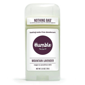 Humble Brands Vegan and Sensitive Skin Deodorant Mountain Lavender for Neutralizing Body Odor 2.5Oz (70g)