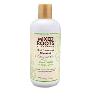 Mixed Roots Curl Cleansing Shampoo with Shea Butter and Aloe Vera 12Oz (355ml)