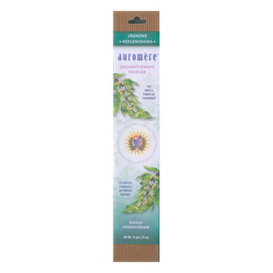 Auromere Aromatherapy Incense Jasmine Calming and Uplifting Floral Fragrance 0.35Oz (10g)