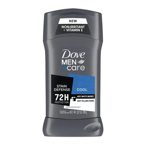 Dove Men And Care Stain Defense Cool Antiperspirant Stick, 2.7 Oz