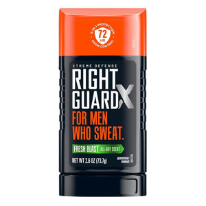 Right Guard for Men Xtreme Defense Fresh Blast Solid Antiperspirant and Deodorant 2.6Oz (73.7g)