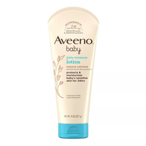 Aveeno Baby Daily Moisture Body Lotion With Natural Colloidal Oatmeal And Dimethicone, 8 Oz Aveeno Baby Daily Moisture Body Lotion With Natural Colloidal Oatmeal And Dimethicone, 8 Oz