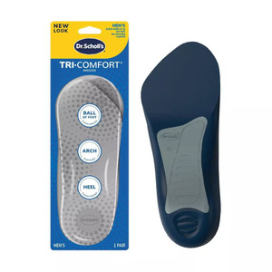 Dr Scholls Comfort Tri Comfort Insoles For Men, Size 8-12, 1 Pair Dr Scholls Comfort Tri Comfort Insoles For Men, Size 8-12, 1 Pair