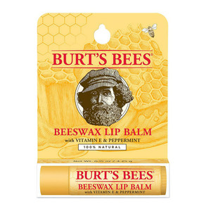 Burts Bees Beeswax Lip Balm, Vitamin E And Peppermint, 0.15 Oz