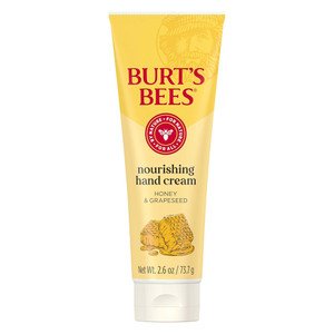 Burts Bees Hand Cream Honey and Grapeseed Oil Nourishes and Softens Dry Hands 2.6Oz (73.7g)