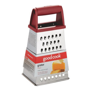 Goodcook 4 Sided Stainless Steel Grater, 1 Ea