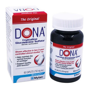 Dona Crystalline Glucosamine Sulfate Caplets, 60 Ea Dona Crystalline Glucosamine Sulfate Caplets, 60 Ea