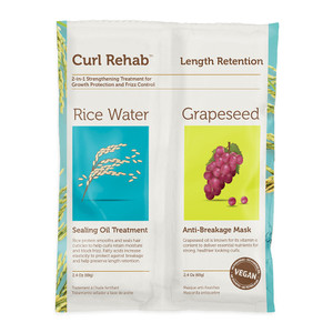 Curl Rehab Length Retention 2 in 1 Strengthening Treatment for Growth Protection and Frizz Control 4.8Oz (138g) 6Ea