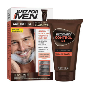 Just For Men Control GX Gradual Grey Reducing Beard Wash, 4 Oz