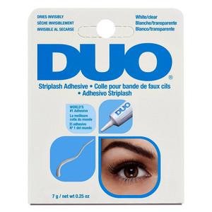 Duo Strip Eye Lash Adhesive, White Clear, 0.25 Oz