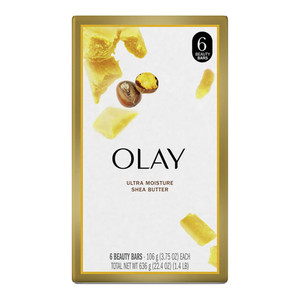 Olay Ultra Moisture With Shea Butter Beauty Bar, 3.75 Oz/ 6 Ea Olay Ultra Moisture With Shea Butter Beauty Bar, 3.75 Oz/ 6 Ea