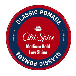 Old Spice Hair Styling Pomade for Men Medium Hold Low Shine 2.22Oz (63g)