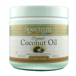 Spectrum Essentials Organic Coconut Oil, Unrefined - 15 Oz