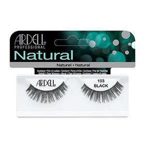 Ardell Fashion Lashes 103 Black False Eyelashes Lightweight and Comfortable 1Pair
