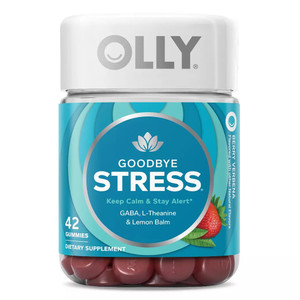 Olly Goodbye Stress Gummies Supplements Berry Verbena Help You Stay Calm and Cool 42Ea