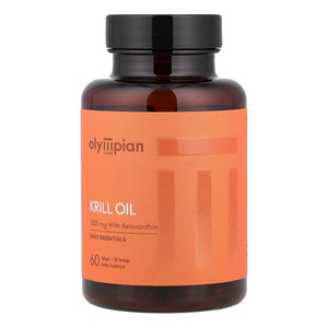 Olympian Labs Krill Oil 1000mg Softgels Support Heart Brain and Joint Health 60Ea