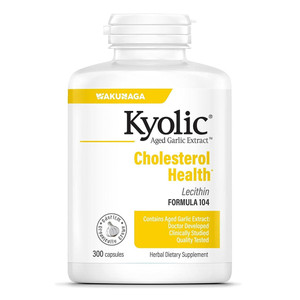 Kyolic Aged Garlic Extract Cholesterol Health Lecithin Formula 104 Capsules 300Ea