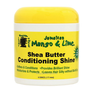 Jamaican Mango and Lime Shea Butter Conditioning Shine for Soft Moisturized and Shiny Hair 6Oz (177.44ml)