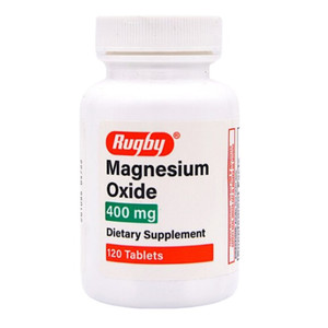 Rugby Magnesium Oxide 400 Mg Supplement Tablets, 120 Ea