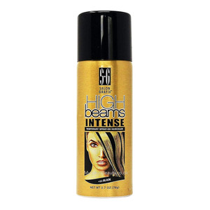 High Beams Intense Temporary Spray On Hair Color, 20 Black, 2.7 Oz High Beams Intense Temporary Spray On Hair Color, 20 Black, 2.7 Oz
