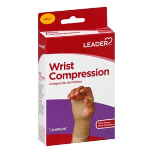 Leader Wrist Brace Compression Support Small for Wrist Pain Relief 1Ea