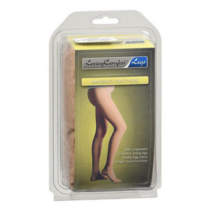 Loving Comfort Maternity Compression Pantyhose 20 To 30Mmhg Beige Medium 1Ea