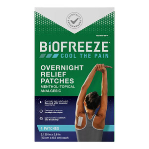 Biofreeze Overnight Joint and Muscle Pain Relief Patches, 4 Ea Biofreeze Overnight Joint and Muscle Pain Relief Patches, 4 Ea
