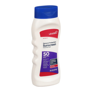 Leader General Protection Sunscreen, Broad Spectrum Spf 50, 8 Oz