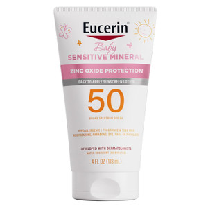 Eucerin Sun Sensitive Mineral Baby Sunscreen Spf 50, 4 Oz Eucerin Sun Sensitive Mineral Baby Sunscreen Spf 50, 4 Oz