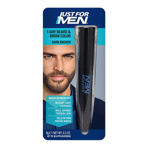 Just For Men 1 Day Temporary Beard and Brow Color Dark Brown 1Ea