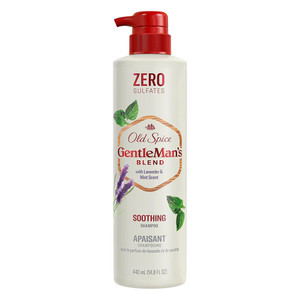 Old Spice GentleMans Blend Soothing Shampoo with Lavender and Mint Scent 14.8Oz (440ml)