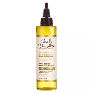 Carols Daughter Goddess Strength 7 Oil Blend Hair and Scalp Oil for Strengthening and Nourishing 4.2Oz (125ml)