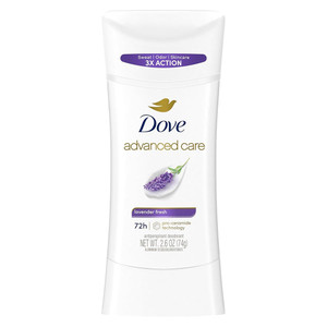Dove Advanced Care Antiperspirant Deodorant Stick Lavender Fresh for Beautifully Silky Soft Resilient Underarms 2.6Oz (74g)
