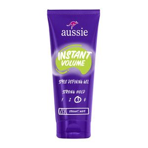 Aussie Instant Volume Style Defining Gel Strong Hold for Straight and Wavy Hair 7Oz (198g)