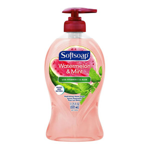 Soft Soap Moisturizing Liquid Hand Soap, Watermelon And  Mint, 11.25 Oz