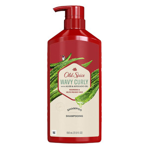 Old Spice Wavy Curly Shampoo with Aloe And Avocado Oil Nourishes and Prevent Frizz 21.9Oz (650ml)