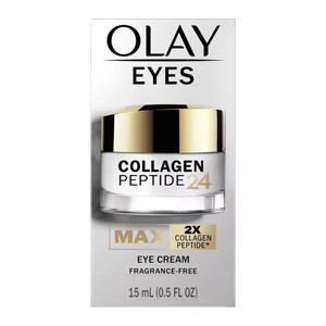 Olay Collagen Peptide 24 MAX Eye Cream Fragrance Free for Firming and Puffiness Reduction 0.5Oz (15ml) Olay Collagen Peptide 24 MAX Eye Cream Fragrance Free for Firming and Puffiness Reduction 0.5Oz (15ml)